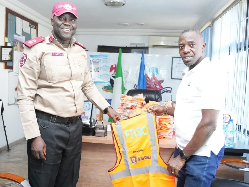 JULIUS BERGER NIGERIA PLC PARTNERS FRSC FOR SAFETY DURING YULETIDE HOLIDAY SEASON Pen Pushers