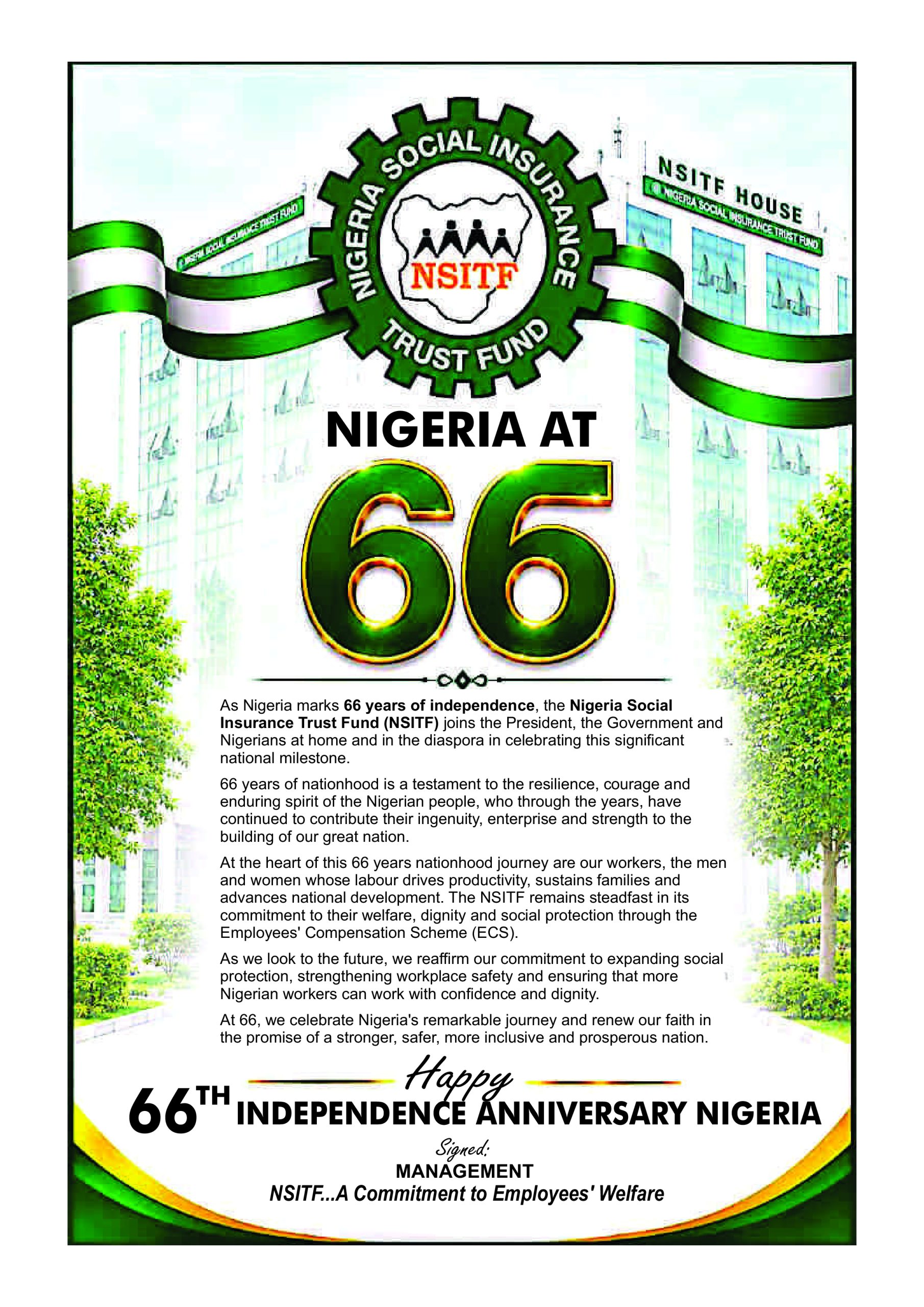 Nigeria @ 66